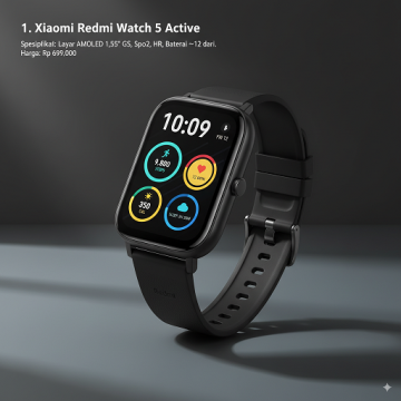 Smartwatch xiaomi redmi (Gemini AI)